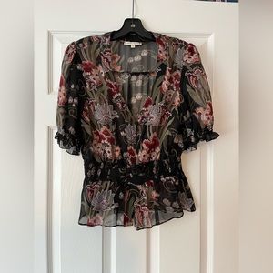 Nanette Lepore Short Sleeve Blouse